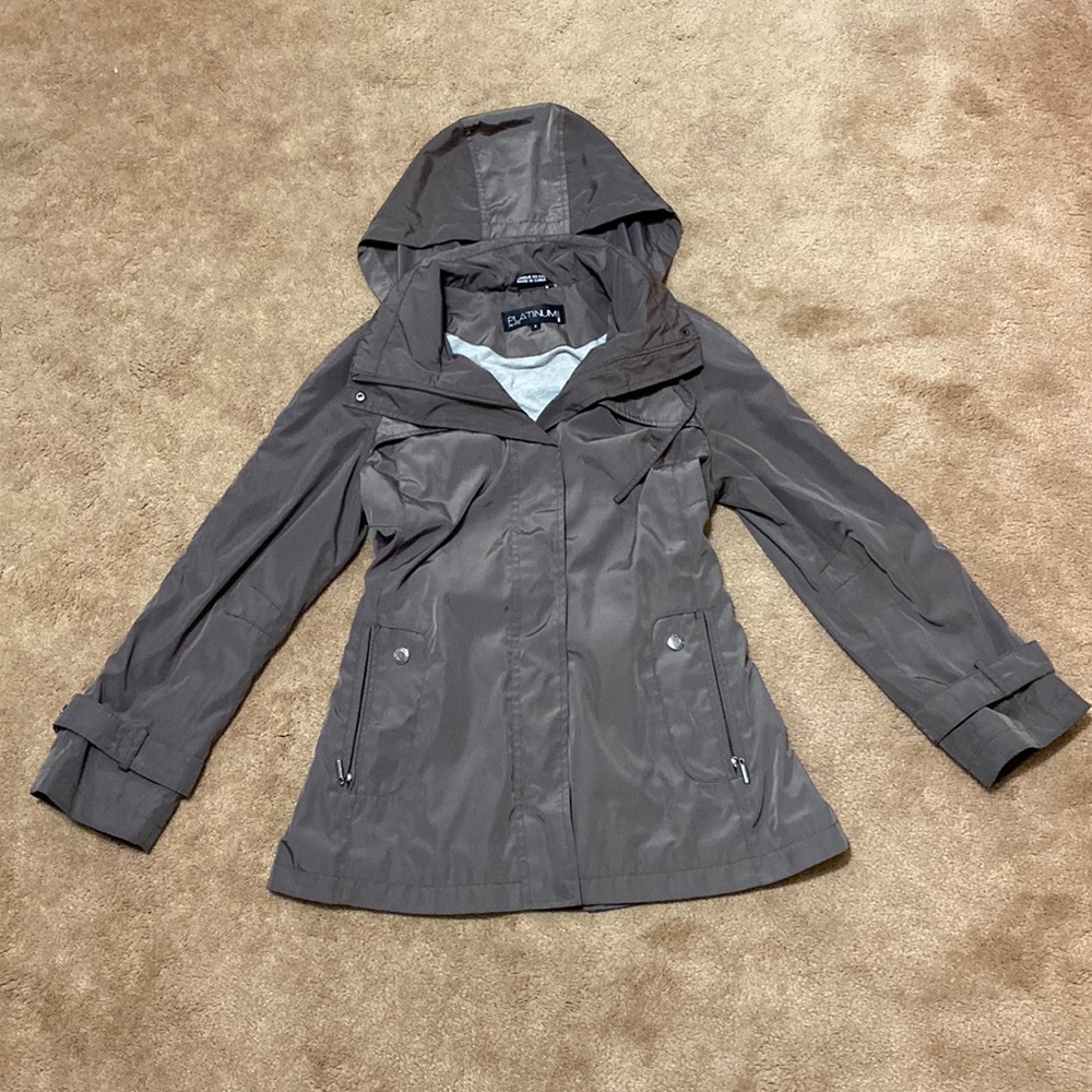 Platinum Olive Water Resistant Wind Breaker